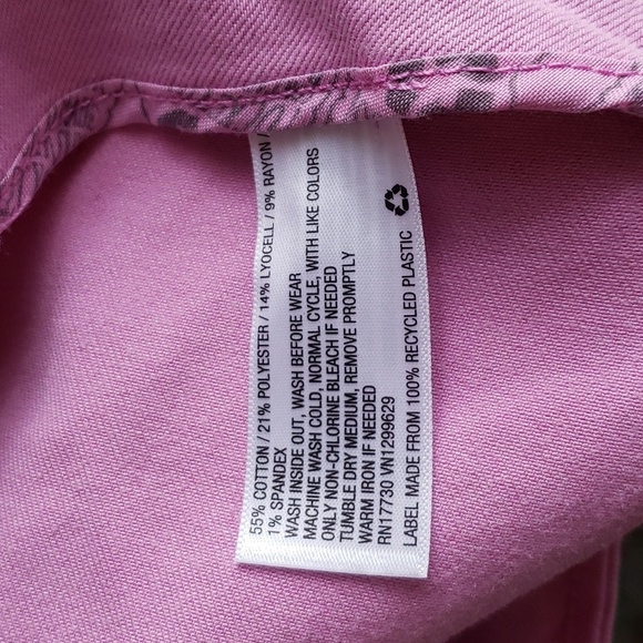 Wild Fable Light Purple Notched Front Seamed Stretch Denim Mini Skirt Size 18 - Picture 7 of 11